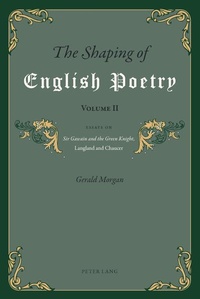 Enlarge image Cover: The Shaping of English Poetry- Volume II - Peter Lang Verlag