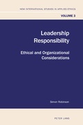 Cover: Leadership Responsibility - Peter Lang Verlag