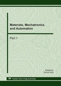 Cover: Materials, Mechatronics and Automation - Trans Tech