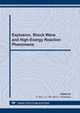Cover: Explosion, Shock Wave and High-Energy Reaction Phenomena - Trans Tech Publications Ltd