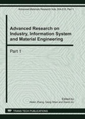 Cover: Advanced Research on Industry, Information System and Material Engineering, IISME2011 - Trans Tech Publications Ltd