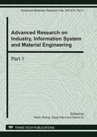 Enlarge image Cover: Advanced Research on Industry, Information System and Material Engineering, IISME2011 - Trans Tech Publications Ltd