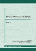 Cover: New and Advanced Materials - Trans Tech