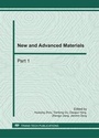 Cover: New and Advanced Materials - Trans Tech Publications Ltd