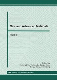 Enlarge image Cover: New and Advanced Materials - Trans Tech Publications Ltd