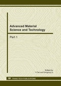 Cover: Advanced Material Science and Technology - Trans Tech Publications Ltd
