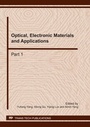 Cover: Optical, Electronic Materials and Applications - Trans Tech Publications Ltd
