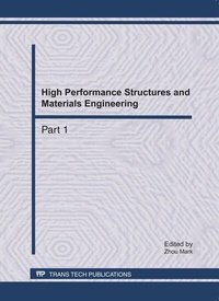 Enlarge image Cover: High Performance Structures and Materials Engineering - Trans Tech