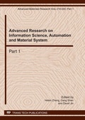 Cover: Advanced Research on Information Science, Automation and Material System - Trans Tech