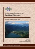 Cover: Residual Stresses VIII - Trans Tech Publications Ltd