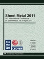 Cover: Sheet Metal 2011 - Trans Tech Publications Ltd