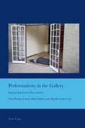 Cover: Performativity in the Gallery - Peter Lang Verlag