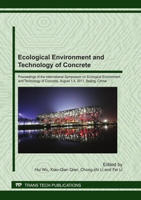 Enlarge image Cover: Ecological Environment and Technology of Concrete - Trans Tech Publications Ltd