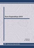 Cover: Euro Superalloys 2010 - Trans Tech Publications Ltd