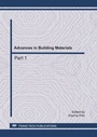 Cover: Advances in Building Materials, CEBM 2011 - Trans Tech Publications Ltd