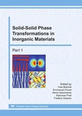 Cover: Solid-Solid Phase Transformations in Inorganic Materials - Trans Tech