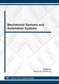 Enlarge image Cover: Mechatronic Systems and Automation Systems - Trans Tech Publications Ltd