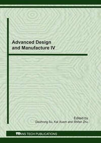 Enlarge image Cover: Advanced Design and Manufacture IV - Trans Tech Publications Ltd