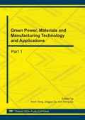 Cover: Green Power, Materials and Manufacturing Technology and Applications - Trans Tech