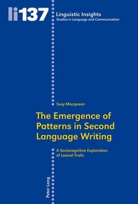Enlarge image Cover: The Emergence of Patterns in Second Language Writing - Peter Lang Verlag