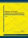 Cover: Vibration, Structural Engineering and Measurement I - Trans Tech