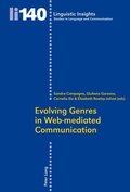 Cover: Evolving Genres in Web-mediated Communication - Peter Lang Verlag