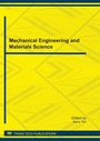 Cover: Mechanical Engineering and Materials Science (ICMEMS) - Trans Tech Publications Ltd