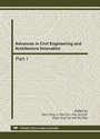 Cover: Advances in Civil Engineering and Architecture Innovation - Trans Tech