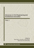 Cover: Advances in Civil Engineering and Architecture Innovation - Trans Tech