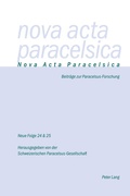 Cover: Nova Acta Paracelsica - Peter Lang Verlag