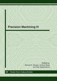 Enlarge image Cover: Precision Machining VI - Trans Tech Publications Ltd