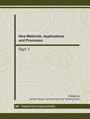 Cover: New Materials, Applications and Processes - Trans Tech