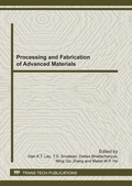 Cover: Processing and Fabrication of Advanced Materials - Trans Tech Publications Ltd