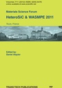 Cover: HeteroSiC & WASMPE 2011 - Trans Tech Publications Ltd