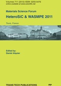 Cover: HeteroSiC & WASMPE 2011 - Trans Tech Publications Ltd