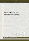 Cover: Advanced Materials and Manufacturing Technology I - Trans Tech Publications Ltd