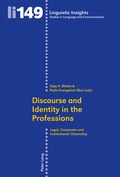 Cover: Discourse and Identity in the Professions - Peter Lang Verlag
