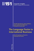 Cover: The Language Factor in International Business - Peter Lang Verlag
