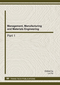 Abbildung von: Management, Manufacturing and Materials Engineering - Trans Tech