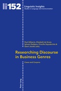 Cover: Researching Discourse in Business Genres - Peter Lang Verlag