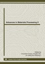 Cover: Advances in Materials Processing X - Trans Tech Publications Ltd