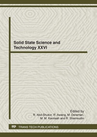 Enlarge image Cover: Solid State Science and Technology XXVI - Trans Tech Publications Ltd