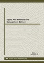 Cover: Sport, Arts Materials and Management Science - Trans Tech Publications Ltd