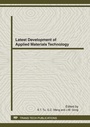 Cover: Latest Development of Applied Materials Technology - Trans Tech Publications Ltd