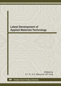 Cover: Latest Development of Applied Materials Technology - Trans Tech Publications Ltd