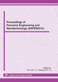 Cover: Proceedings of Precision Engineering and Nanotechnology - Trans Tech Publications Ltd