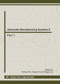 Cover: Automatic Manufacturing Systems II - Trans Tech