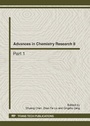 Cover: Advances in Chemistry Research II - Trans Tech