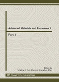 Cover: Advanced Materials and Processes II - Trans Tech