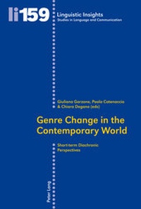 Enlarge image Cover: Genre Change in the Contemporary World - Peter Lang Verlag